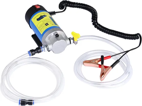 Miniatura 2 de Bomba extractora de aceite 12V 100W, bomba de transferencia y cambio de aceite del motor, bomba de engranajes eléctrica autocebante portátil Bomba