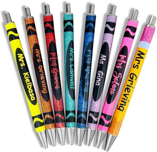 NICEDREAM Bolígrafo personalizado con nombre, bolígrafo con nombre personalizado, regalo para ella, bolígrafo con nombre, bolígrafos de gel, regalo