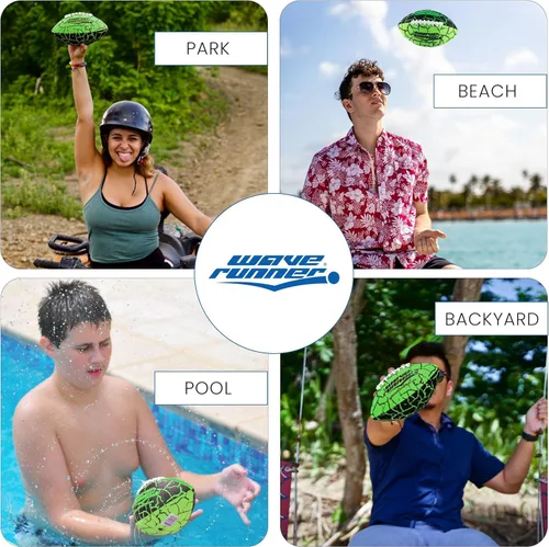 Miniatura 5 de Wave Runner Grip It, tamaño 9.25 pulgadas, fútbol acuático, juguetes de playa, juegos para niños al aire libre para verano, juguetes de piscina