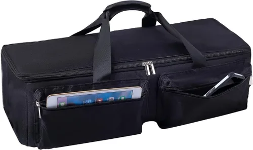 Miniatura 3 de Bolsa de transporte compatible con Cricut Explore Air y Maker, bolsa impermeable compatible con Cricut Explore Air y suministros (negro, 1 bolsa)