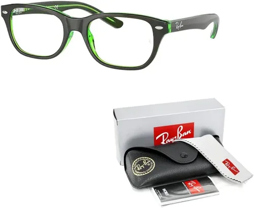 Miniatura 3 de Ray-Ban Junior RY1555 - Lentes graduados cuadrados para niños y niñas + paquete con kit de diseño iWear
