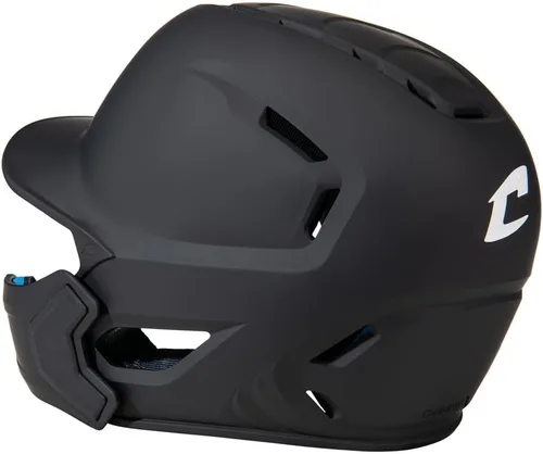 Miniatura 4 de Champro HXE - Casco de bateo de béisbol mate con protector de mandíbula