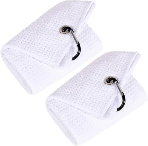 Miniatura 46 de Mile High Life Premium Waffle-Weave Golf Towel 16" X 24" Extra Absorbent & Quick-Dry Ultra-Soft Microfiber Carabiner Clip Multi