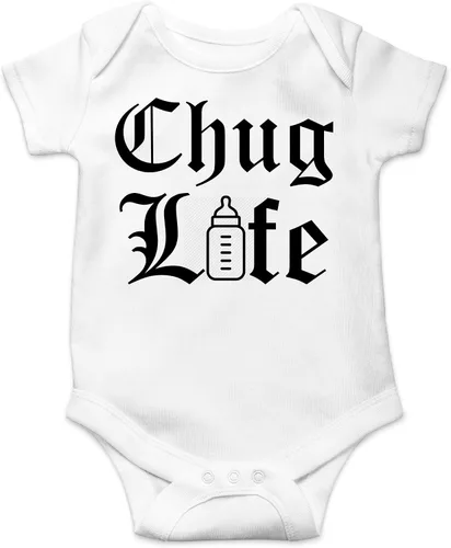Miniatura 15 de AW Fashions Chug Life - Body para bebé divertido, lindo y cómodo - Ropa de moda para recién nacidos