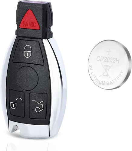 Miniatura 9 de Beefunny 315MHz Llave de Reemplazo Inteligente con 4 Botones 3+1 para Control Remoto de Mercedes-Benz Compatible con NEC & BGA 2000-2014, 705 Moto