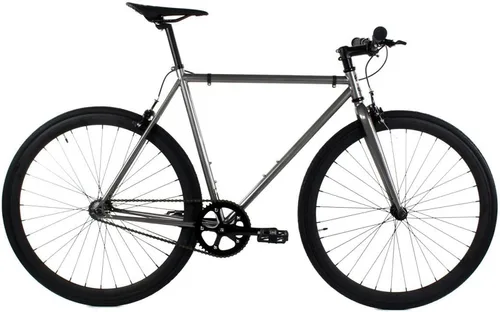 Miniatura 2 de Golden Cycles Bicicleta de engranaje fija de una sola velocidad con frenos delanteros y traseros