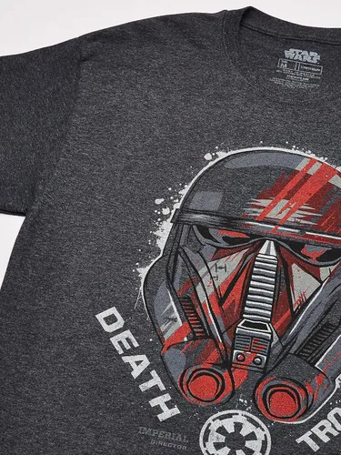Miniatura 2 de STAR WARS Men's Rogue One Death Trooper Squad Helmet Graphic T-Shirt