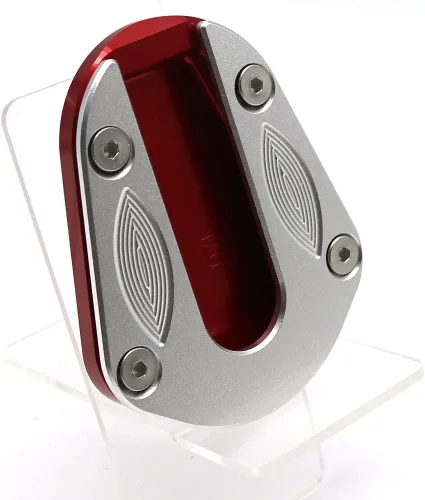 Miniatura 2 de SCUUBE Placa de soporte lateral de pie de motocicleta, placa ampliadora, soporte lateral CNC, almohadilla para Benelli TRK 502 TRK502 2017-2018