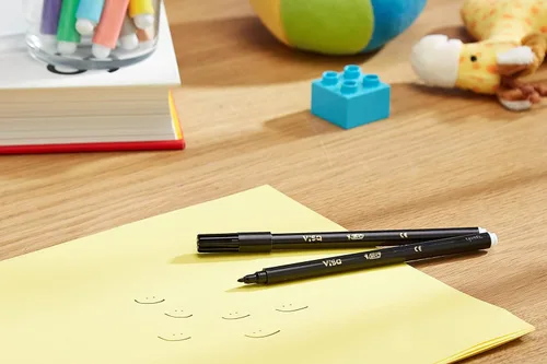Miniatura 7 de Bic Bolígrafos para colorear Visa para niños, color negro (caja de 24)