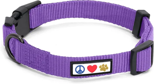 Miniatura 46 de Collar para mascotas Pawtitas, de 6 pies, suave, ajustable, color sólido, de nailon. El collar y arnés a juego para perros y cachorros, se venden