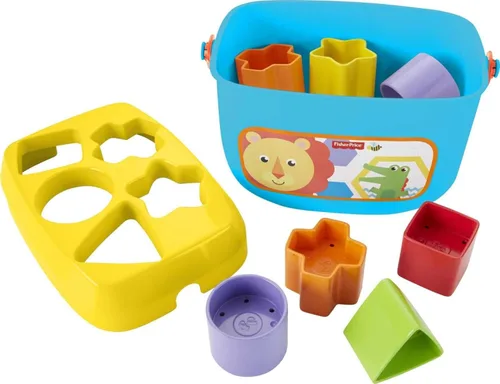 Miniatura 5 de Fisher-Price Juego de bloques y juguete Rock-a-Stack para bebés, juego de 10 formas y anillos para apilar para el desarrollo, para niños de 6+ meses