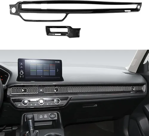 Miniatura 26 de Calcomanías de Cubierta para Caja de Reposabrazos Central de Automóvil para Honda Civic 2022 2023 2024 2025 Accesorios de 11ª Generación Pegatinas