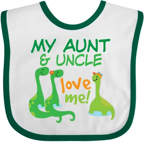 Miniatura 4 de inktastic My Aunt and Uncle Love Me Dinosaur Baby Bib