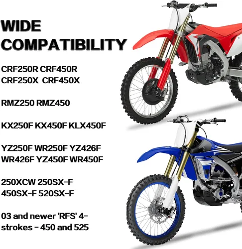 Miniatura 3 de Tubo de acelerador de motocicleta con cable de aceleración para YZ250F 426F 450F / WR250F 426F 450F / CRF150R 150RB 250R 250X 450R 450X / KX250F