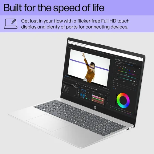 Miniatura 3 de HP Laptop FHD de 15.6 pulgadas con pantalla táctil 2026, Intel i5-1334U, 8 GB de RAM, SSD de 512 GB, batería de larga duración, portátil