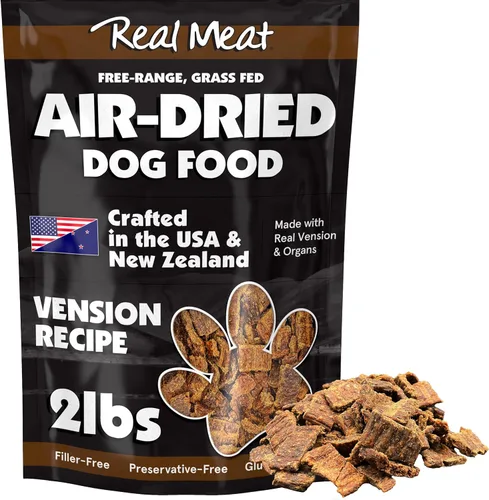 Miniatura 18 de TRMC Real Meat Alimento para Perros Secado al Aire con Carne de Res Real - Bolsa de 2 lb de Alimento para Perros Real Sin Cereales Elaborado