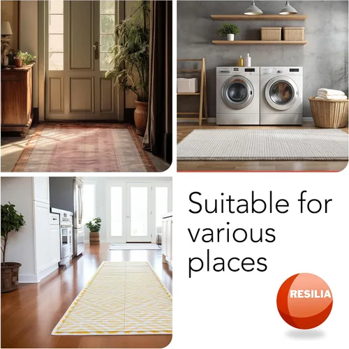 Miniatura 6 de RESILIA Deep-Pile Carpet Runner - Protector de alfombras y tapetes de vinilo plástico, protectores de piso de vinilo transparente e impermeable, 27