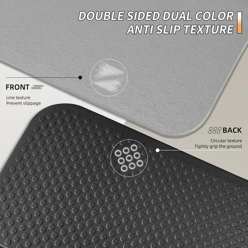 Miniatura 4 de PAIDU Esterilla de yoga plegable para fitness, extra gruesa de 2/5 pulgadas (0.394 in) TPE antideslizante certificado SGS 75 x 26 pulgadas extra