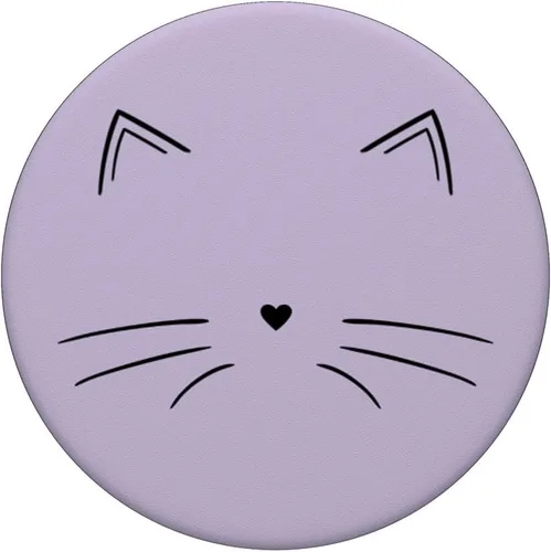 Miniatura 3 de Black Cat Face Light PopSockets PopSockets PopGrip: agarre intercambiable para teléfonos y tabletas