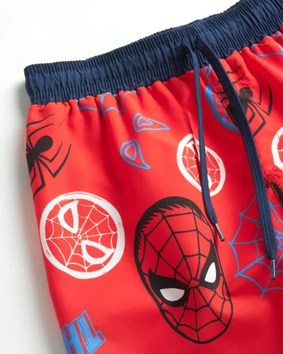 Miniatura 3 de Marvel Traje de baño para niños - Avengers Spiderman Capitán América Spidey y amigos UPF 50+ de secado rápido, pantalones cortos de natación