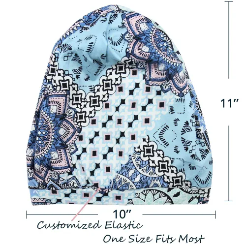 Miniatura 152 de Alnorm - Gorro con forro de satén y suave banda elástica para hombres y mujeres, talla única Se ajusta a la mayoría