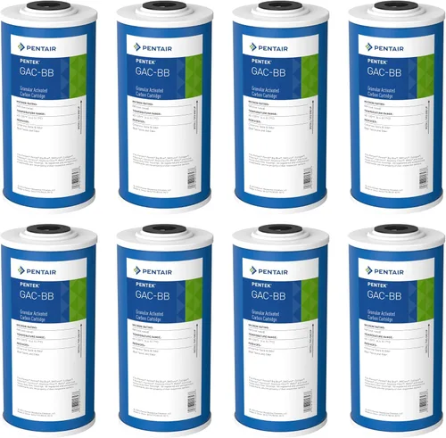 Miniatura 6 de Pentair Pentek GAC-20BB Big Blue Filtro de Agua de Carbón, 20 Pulgadas, Cartucho de Reemplazo de Carbón Activado Granular (GAC) de Alta Resistencia