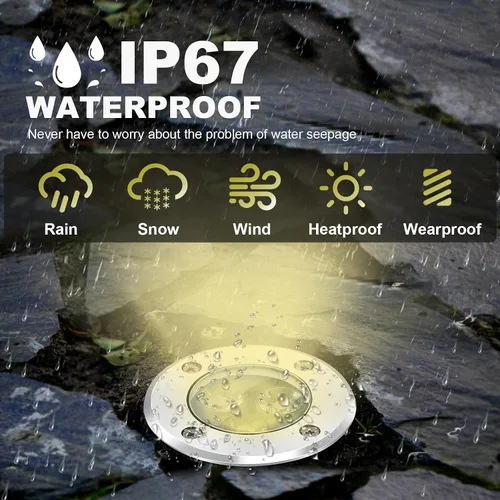 Miniatura 5 de Paquete de 4 luces LED de bajo voltaje de 3 W y 12 V, luz LED de paisaje impermeable IP67 luces de camino para exteriores, focos de árboles