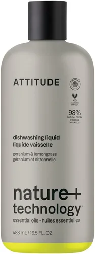 Miniatura 14 de ATTITUDE Jabón para platos, verificado por EWG, ingredientes a base de plantas y minerales, productos domésticos veganos y libres de crueldad