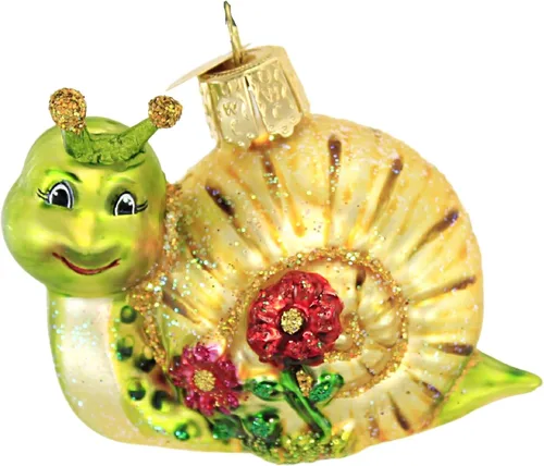 Miniatura 6 de Old World Christmas - Adornos de Navidad: Adornos de animales marinos y acuáticos de vidrio soplado para árbol de Navidad, pulpo