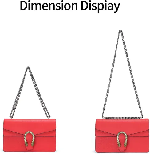 Miniatura 4 de Women's Shoulder Bag,Genuine Leather Bag Tote Handbag,Cute Stylish Crossbody Bags Mini Clutch Purse for Work Shopping Outings