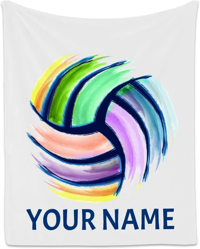 Miniatura 8 de Manta de voleibol, regalos de voleibol para niñas adolescentes, mantas deportivas para niñas, regalo para jugadores de equipo universitarios, manta