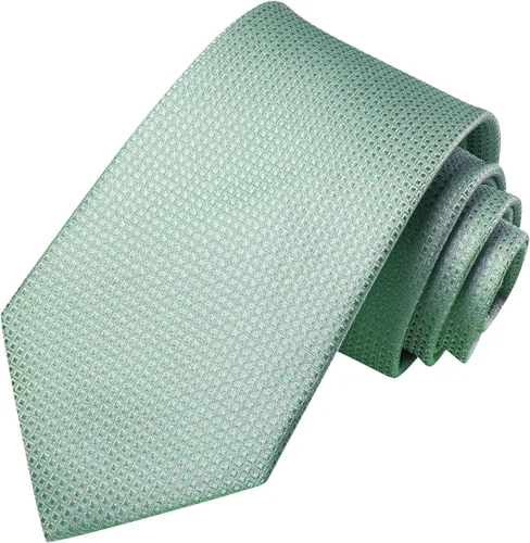 Miniatura 152 de Hi-Tie Corbata clásica de cachemira para hombre con pañuelo y gemelos a cuadros