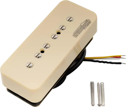 Miniatura 7 de Wilkinson Serie M apilada P90 barra de jabón de cerámica de una sola bobina pastilla puente pastilla 16K para guitarra eléctrica estilo SG LP, negro
