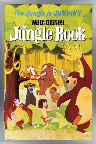 Miniatura 8 de Trends International Disney The Jungle Book - Póster de pared de una hoja, 24 x 36 pulgadas, versión enmarcada en negro
