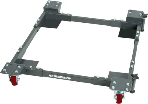 Miniatura 4 de Shop Fox D2057A Base móvil ajustable, pequeño gris carbón y Bora Portamate Kit de base móvil PM-1100 – resistente, universal, personalizable, juego