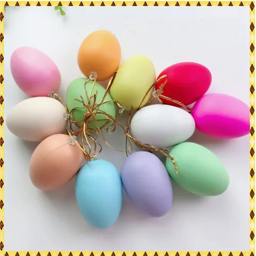 Miniatura 2 de 50 huevos de Pascua rellenos de plástico de 2.5 pulgadas para niños, juguetes de Pascua para fiestas de Pascua, caza, regalos para niños