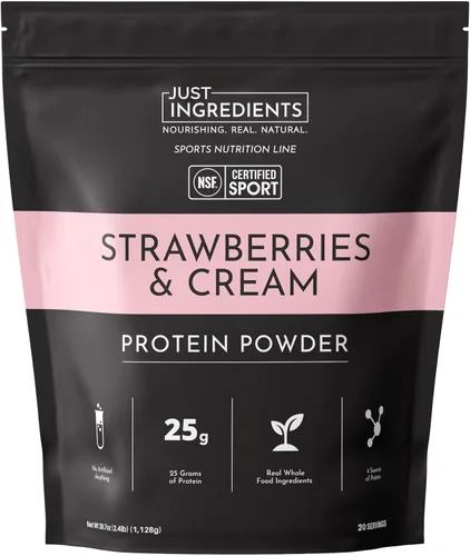 Miniatura 17 de Proteína en polvo de chocolate – Mezcla de 30 porciones con suero de leche 100% alimentado con pasto y proteínas vegetales orgánicas – rico sabor a