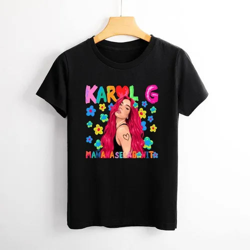 Miniatura 4 de Karols G Shirt Mananas seras Bonitos Camiseta para Mujer