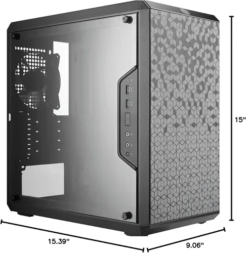 Miniatura 18 de Cooler Master MasterBox Q300L Torre Micro-ATX con filtro de polvo de diseño magnético, panel lateral acrílico transparente, E/S ajustable y flujo