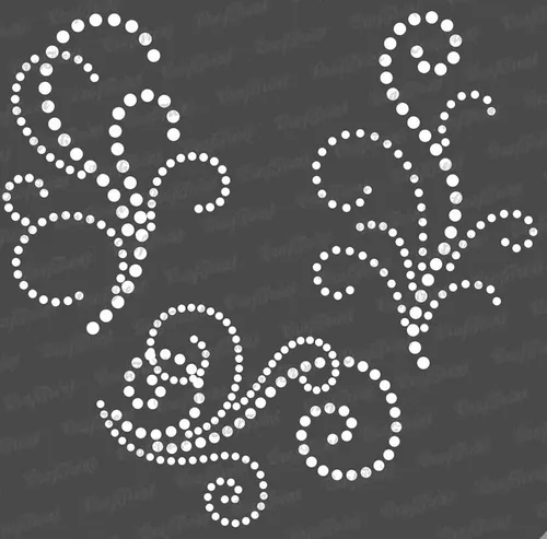 CrafTreat Plantillas Florales de Puntos Reutilizables para Pintar en Madera, Lienzo, Papel, Tela, Piso, Pared y Azulejo - Adorno con Cuentas - 6x6