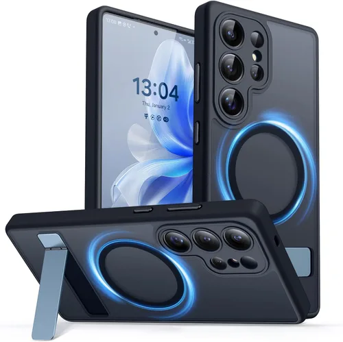 Miniatura 67 de CANSHN Funda diseñada para Samsung Galaxy A16-5G [protección completa de la cámara] [compatible con Magsafe] funda protectora trasera translúcida