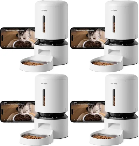 Miniatura 9 de PETLIBRO Comedero automático para gatos – Dispensador programable de alimentos para mascotas de 3 litros con almacenamiento hermético, control