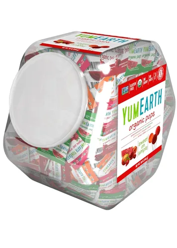 Miniatura 10 de YumEarth - Paquete variado de paletas orgánicas, 60 paletas favoritas con sabor a frutas, aptas para alérgicos, sin gluten, sin organismos