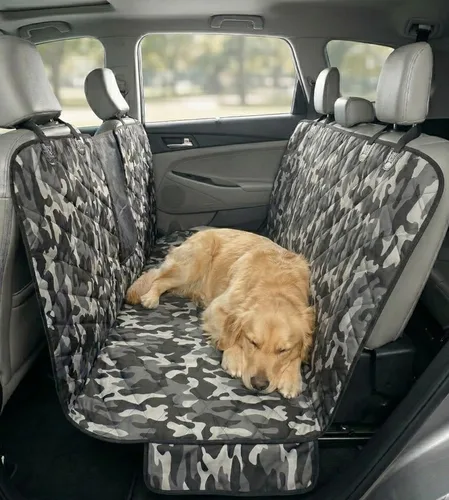 Miniatura 11 de 4Knines Funda de hamaca para suelo de perro para camiones de cabina con asientos plegables, impermeable, antideslizante, para perros, protege