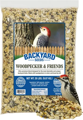 Miniatura 8 de Backyard Seeds Finch & Small Songbird Frenzy 5lbs – Mezcla de semillas de cardo Nyjer prémium para comederos de pinzones, bolsa pequeña de comida