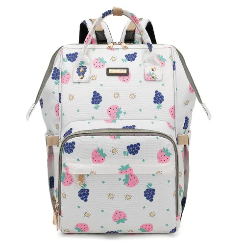 Miniatura 13 de Mochila para pañales, bolsas de pañales para bebés, niñas y niños, bolsas de bebé para mamás papás, bolsa cambiadora de pañales con bolsillos Azul