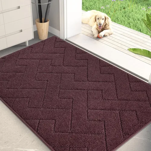 Miniatura 50 de PURRUGS Alfombra de fácil cuidado de 6 x 9 pies, antideslizante, lavable a máquina, tapete para puerta de perro, resistente a las manchas