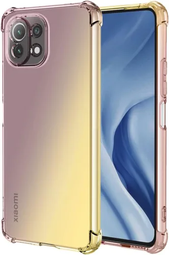 Funda protectora para Xiaomi Mi 11 Lite 5G/11 Lite 5G NE/Mi 11 Youth M2101K9AG, lindo degradado claro delgado a prueba de golpes suave flexible TPU