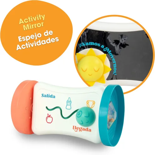 Miniatura 2 de BEBÉ FUERTE By Robin Arz'n - Marathon Maze Espejo de Actividad 2 en 1 Centro de Actividades para Bebés Juguetes Sensoriales Entrenamiento Bilingüe