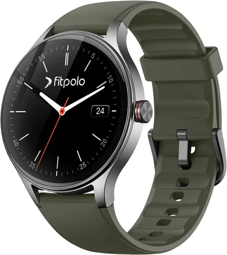 Miniatura 10 de Fitpolo Reloj inteligente para mujer Android iPhone, rastreador de actividad física HD de 1.27 pulgadas con llamadas y respuesta Bluetooth, IP68